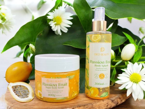 Kit Passion Fruit Maracujá - Esfoliante 400g + Body Splash 200 ml